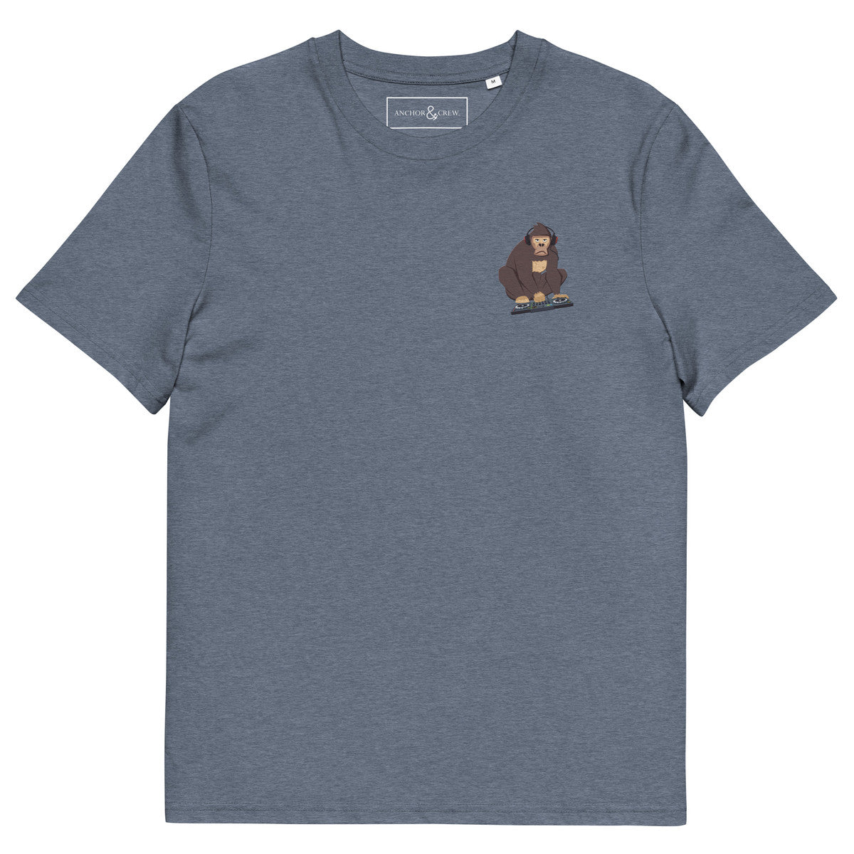 The DJ Monkey Organic Cotton Embroidered T-Shirt