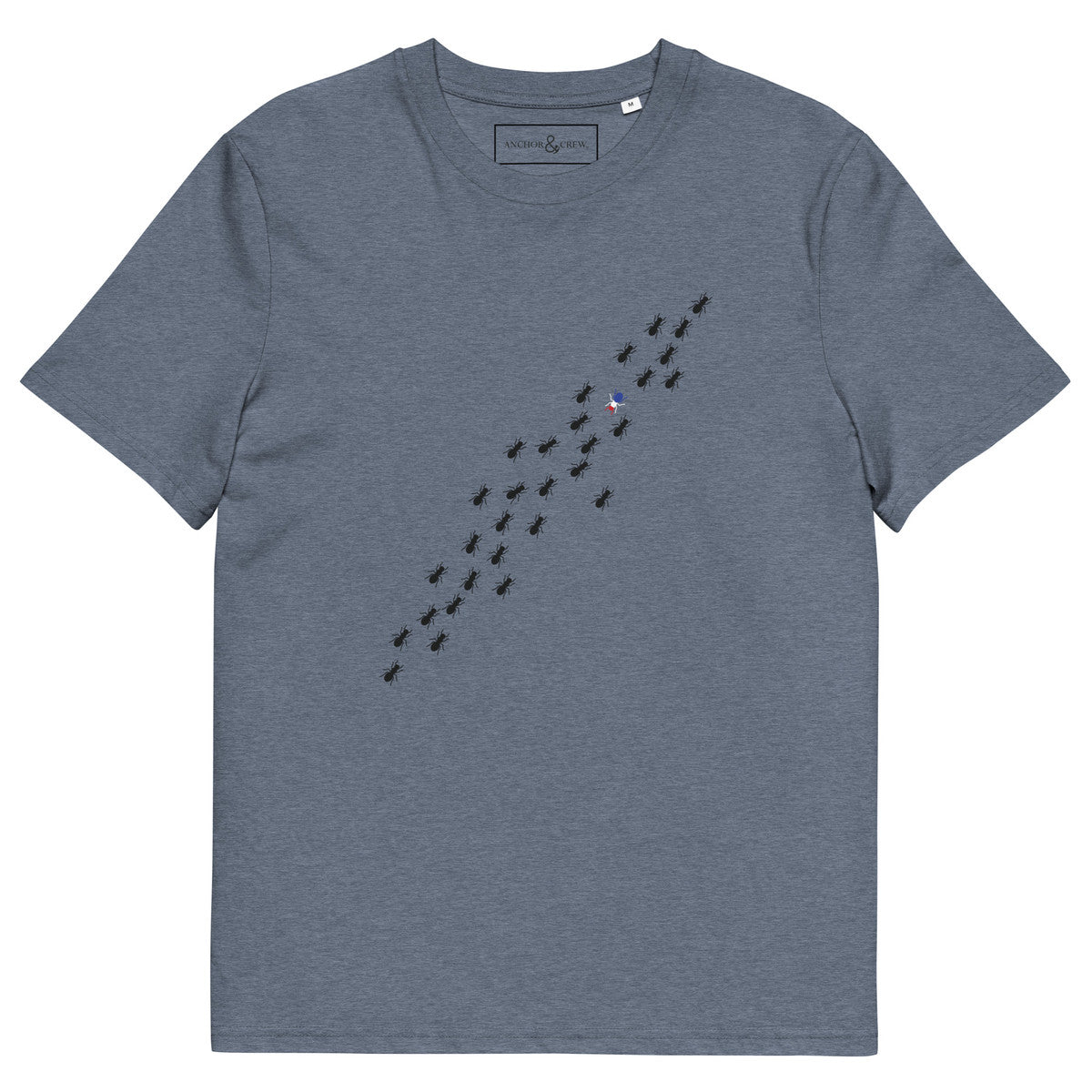 Ants Where's William Going? Organic Cotton T-Shirt