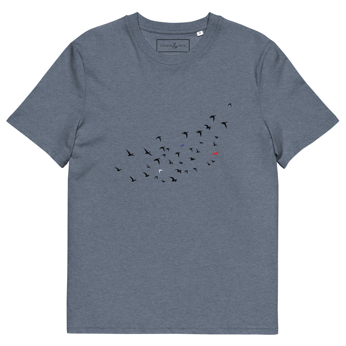 Birds Where's William Going? Organic Cotton T-Shirt