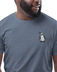 Penguin Suit Actual Life Organic Cotton Embroidered T-Shirt