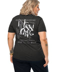 GUSTATORY New York Coffee Scene Organic Cotton Embroidered T-Shirt