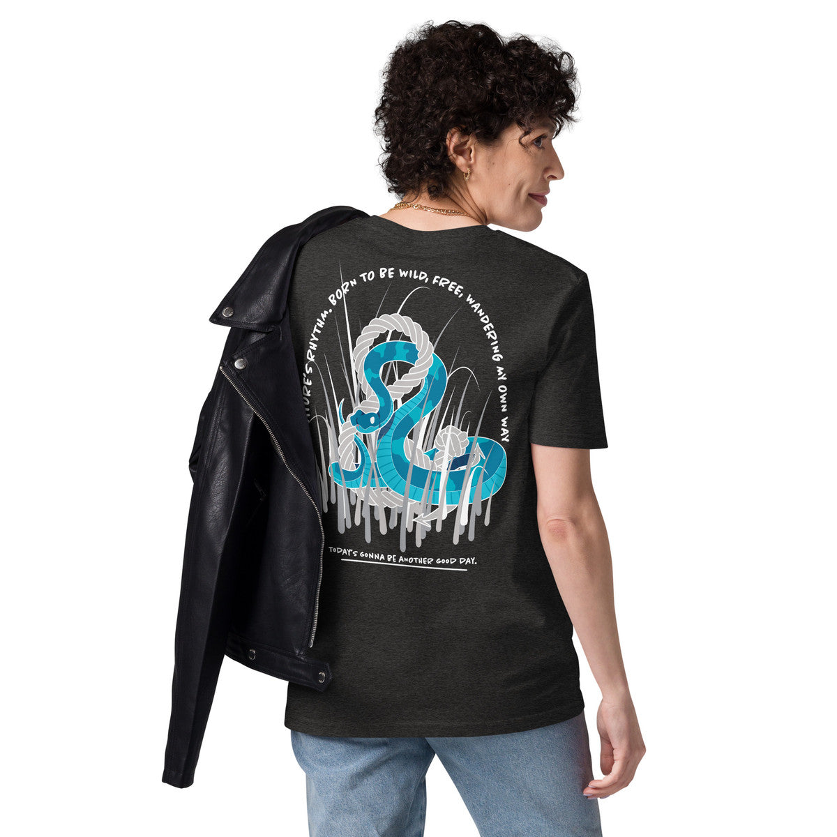 Snake Another Good Day Organic Cotton T-Shirt