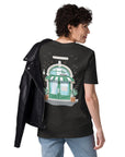 GUSTATORY Coffee & Chats Organic Cotton Embroidered T-Shirt