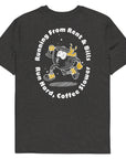 GUSTATORY Coffee Over Bills Organic Cotton Embroidered T-Shirt