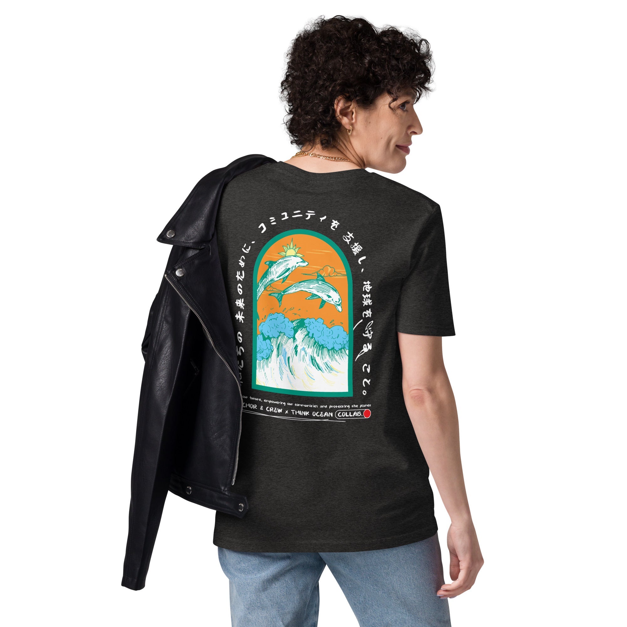 Think Ocean 05 Japan Gurafiku Organic Cotton T-Shirt