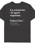 Make Art Creative Standard Organic Cotton T-Shirt
