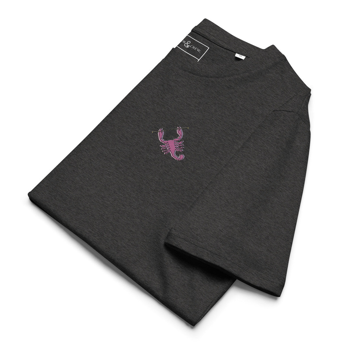 Scorpion Knittin' Up In The Wild Organic Cotton Embroidered T-Shirt