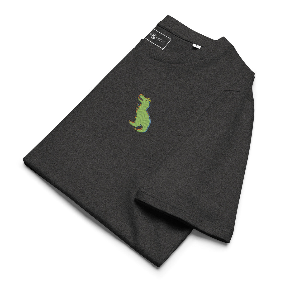 T-Rex Snap Dancin' In The Wild Organic Cotton Embroidered T-Shirt