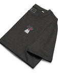 Peony Garden Dystopia Organic Cotton Embroidered T-Shirt
