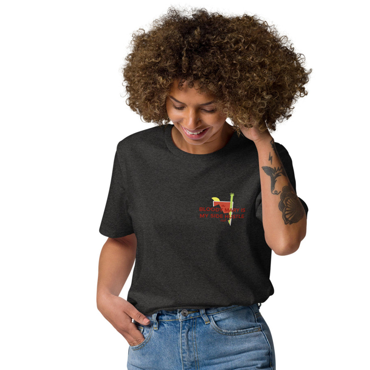 Bloody Mary Is My Side Hustle Club Organic Cotton T-Shirt