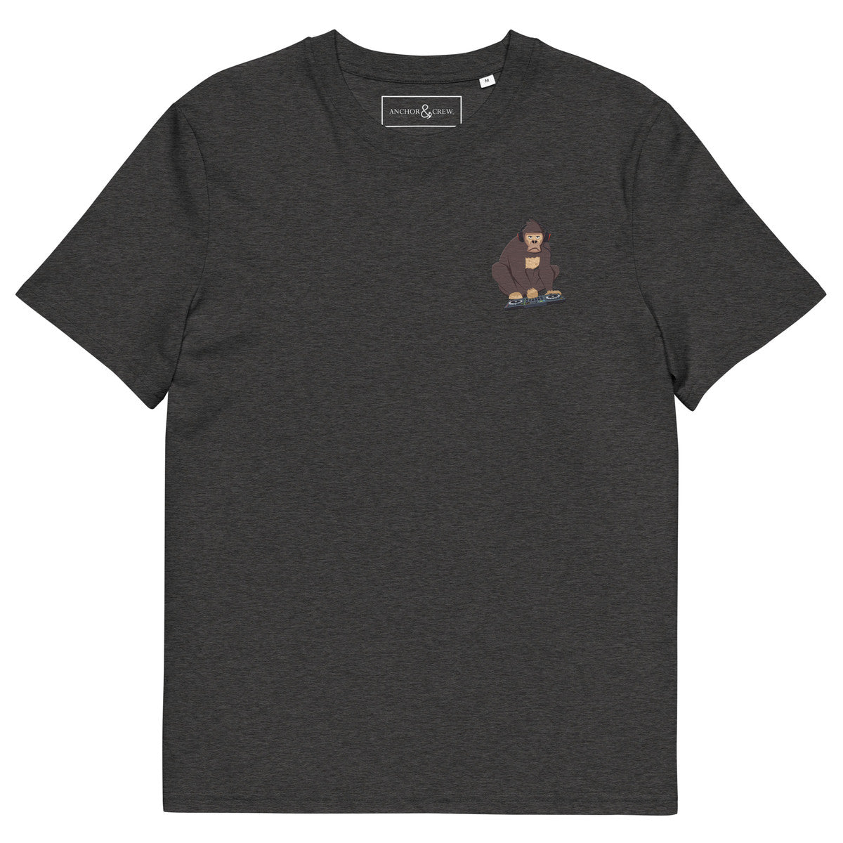 The DJ Monkey Organic Cotton Embroidered T-Shirt