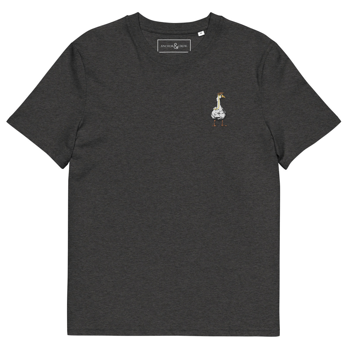 Dapper Duck Actual Life Organic Cotton Embroidered T-Shirt