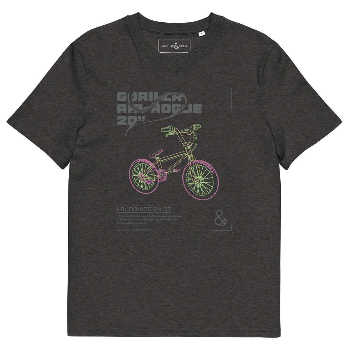 Gorilla Air-Rogue 20" Bike Archives Organic Cotton T-Shirt