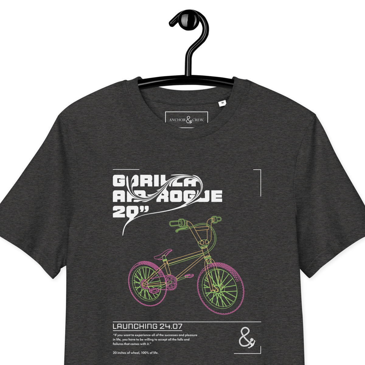 Gorilla Air-Rogue 20" Bike Archives Organic Cotton T-Shirt