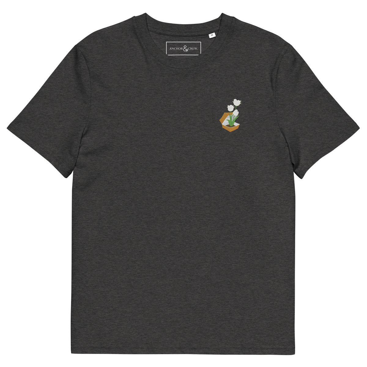 Tulip Garden Dystopia Organic Cotton Embroidered T-Shirt