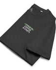 GUSTATORY Coffee & Chats Organic Cotton Embroidered T-Shirt