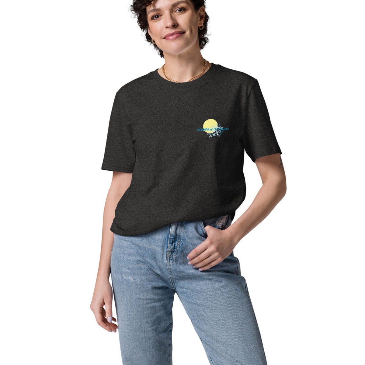 Santorini Landmark Organic Cotton T-Shirt