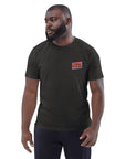 Think Ocean Fish Pixel Art Organic Cotton T-Shirt