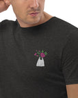 Peony Garden Dystopia Organic Cotton Embroidered T-Shirt