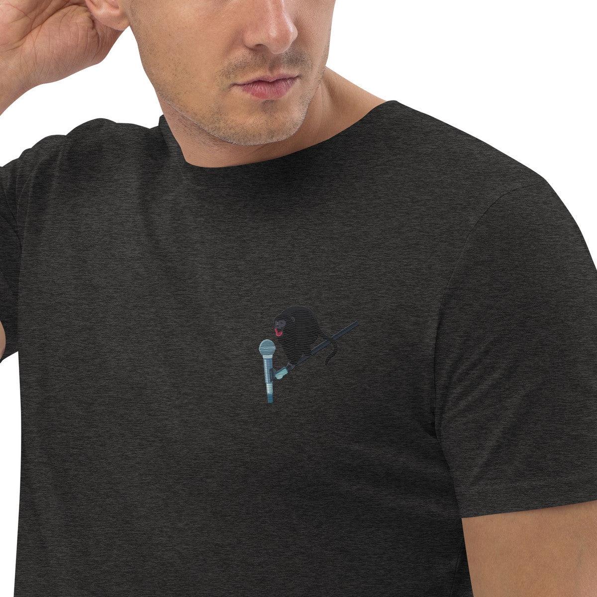 The Artist Monkey Organic Cotton Embroidered T-Shirt