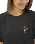 Cool Cat Actual Life Organic Cotton Embroidered T-Shirt