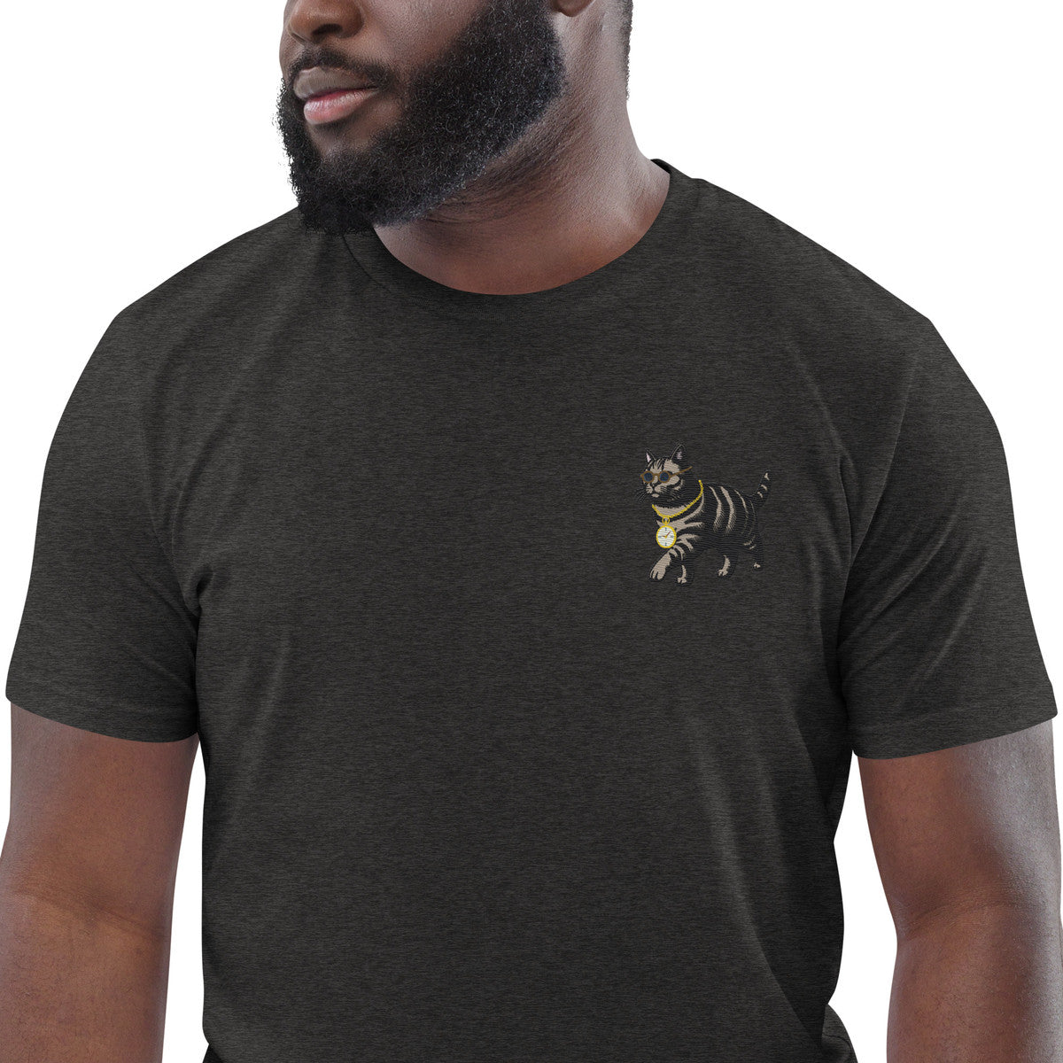 Cool Cat Actual Life Organic Cotton Embroidered T-Shirt