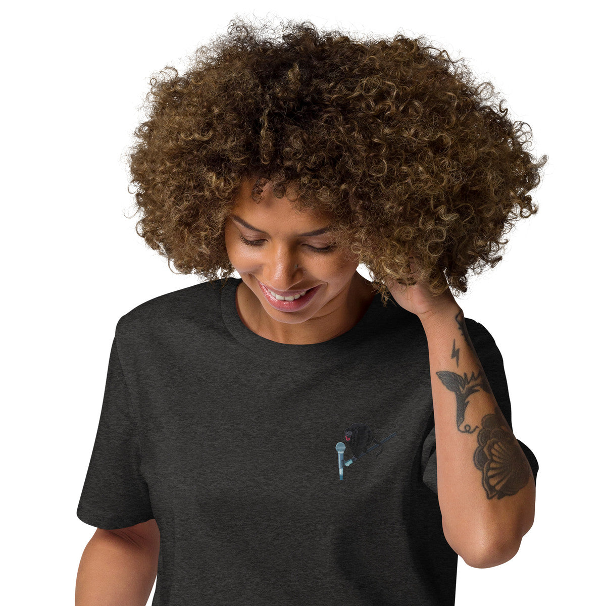 The Artist Monkey Organic Cotton Embroidered T-Shirt