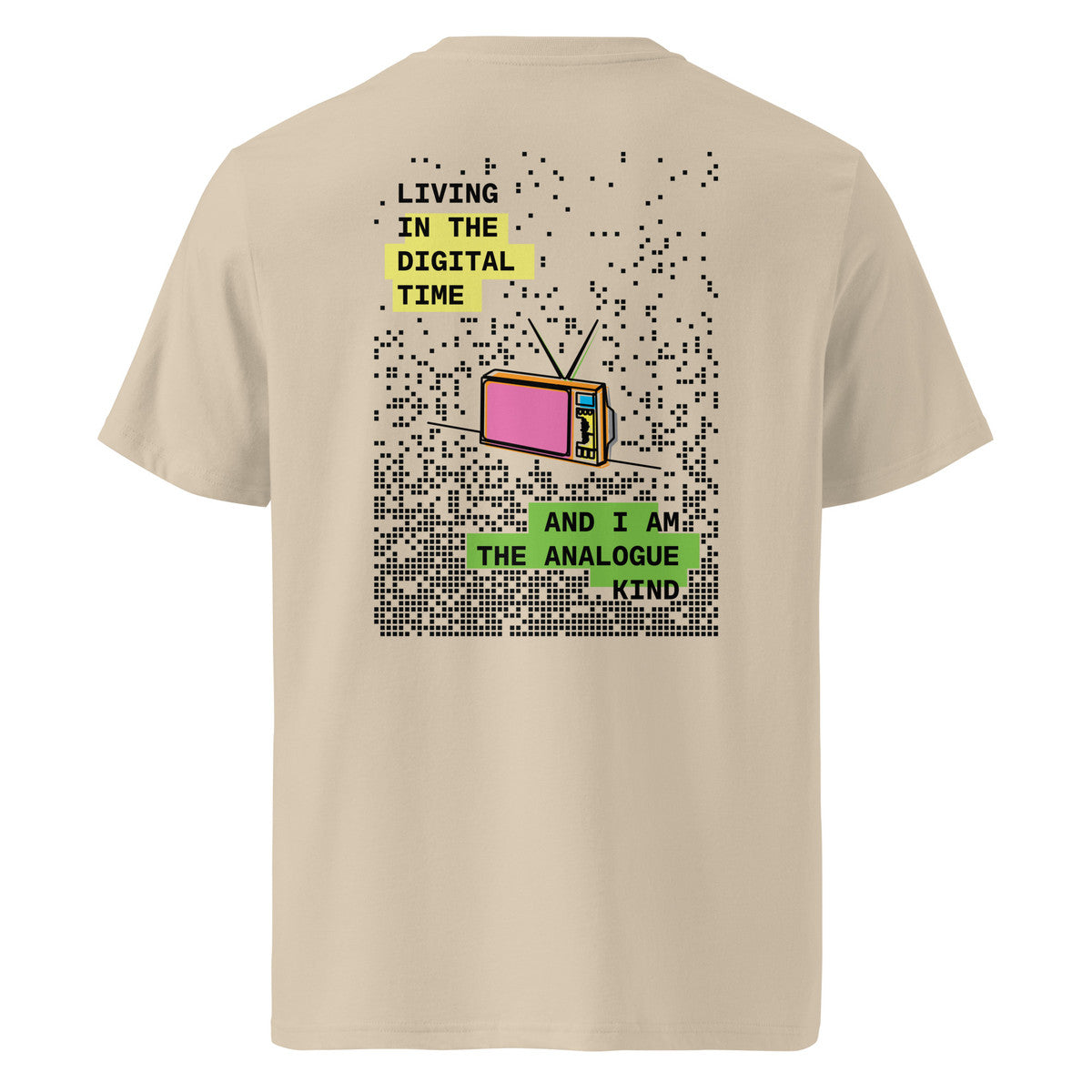 Tele Digital Time x Analogue Kind Organic Cotton T-Shirt