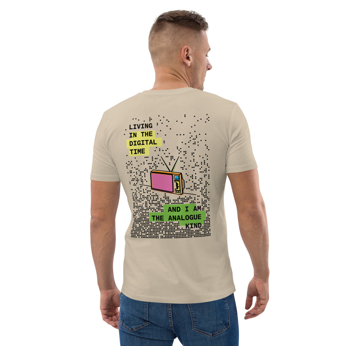 Tele Digital Time x Analogue Kind Organic Cotton T-Shirt