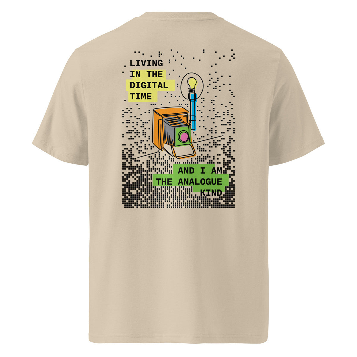 Camera Digital Time x Analogue Kind Organic Cotton T-Shirt