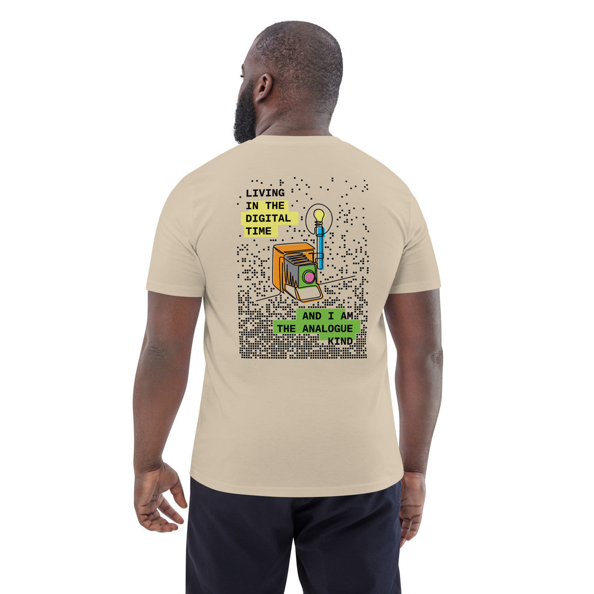 Camera Digital Time x Analogue Kind Organic Cotton T-Shirt