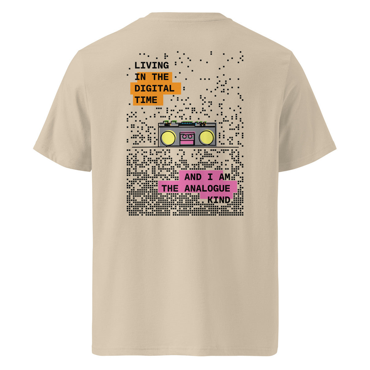 Boombox Digital Time x Analogue Kind Organic Cotton T-Shirt