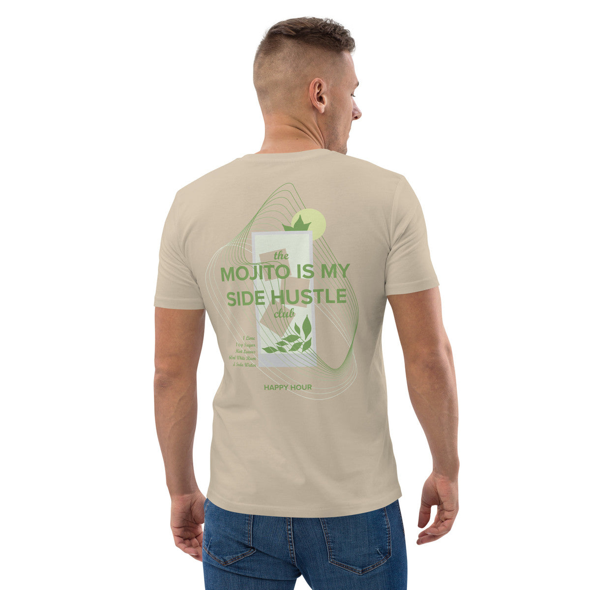 Mojito Is My Side Hustle Club Organic Cotton T-Shirt
