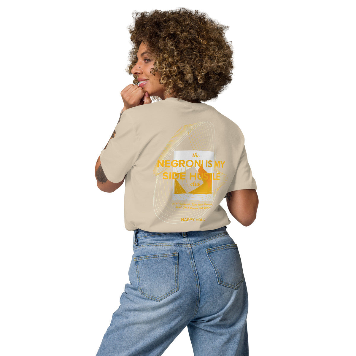 Negroni Is My Side Hustle Club Organic Cotton T-Shirt