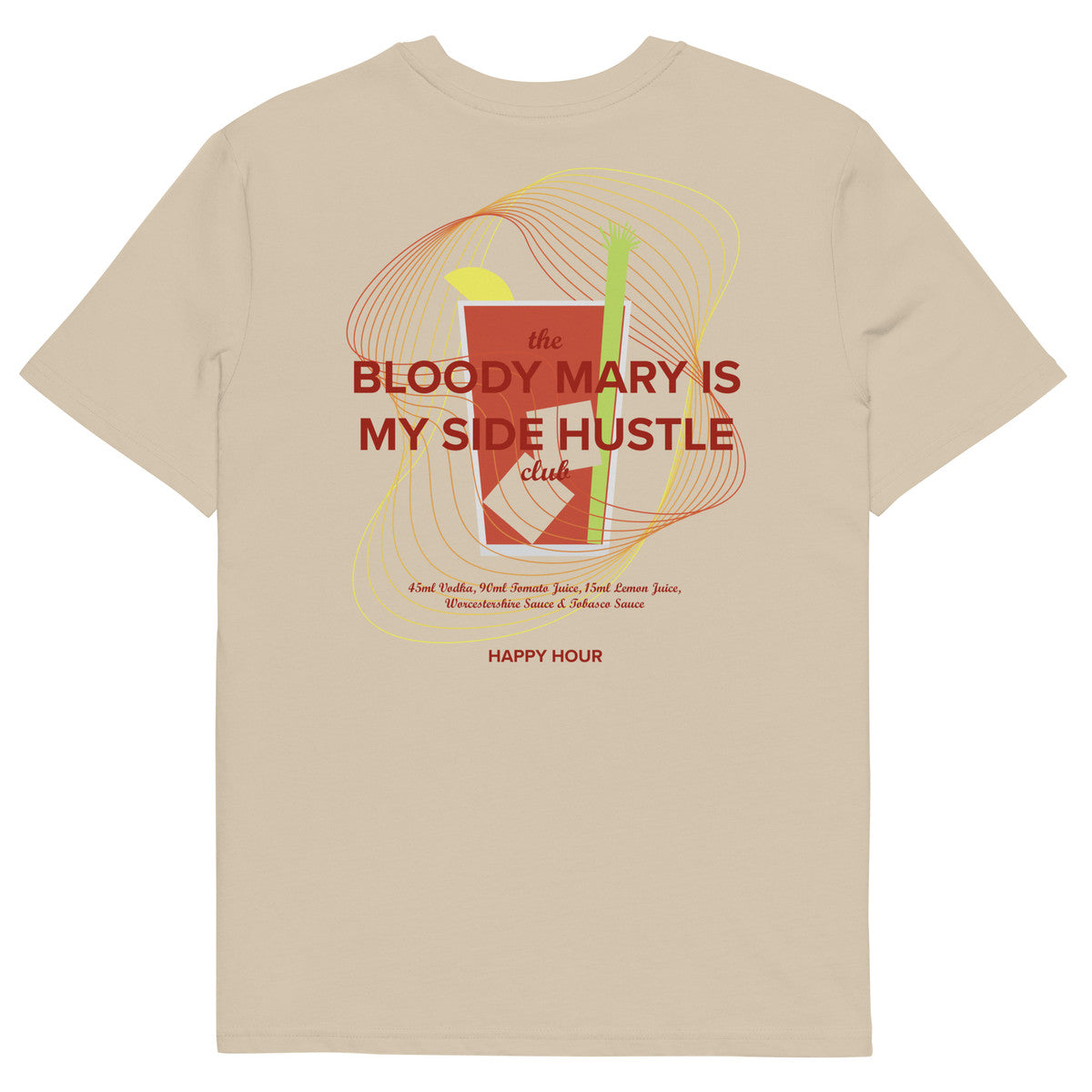 Bloody Mary Is My Side Hustle Club Organic Cotton T-Shirt