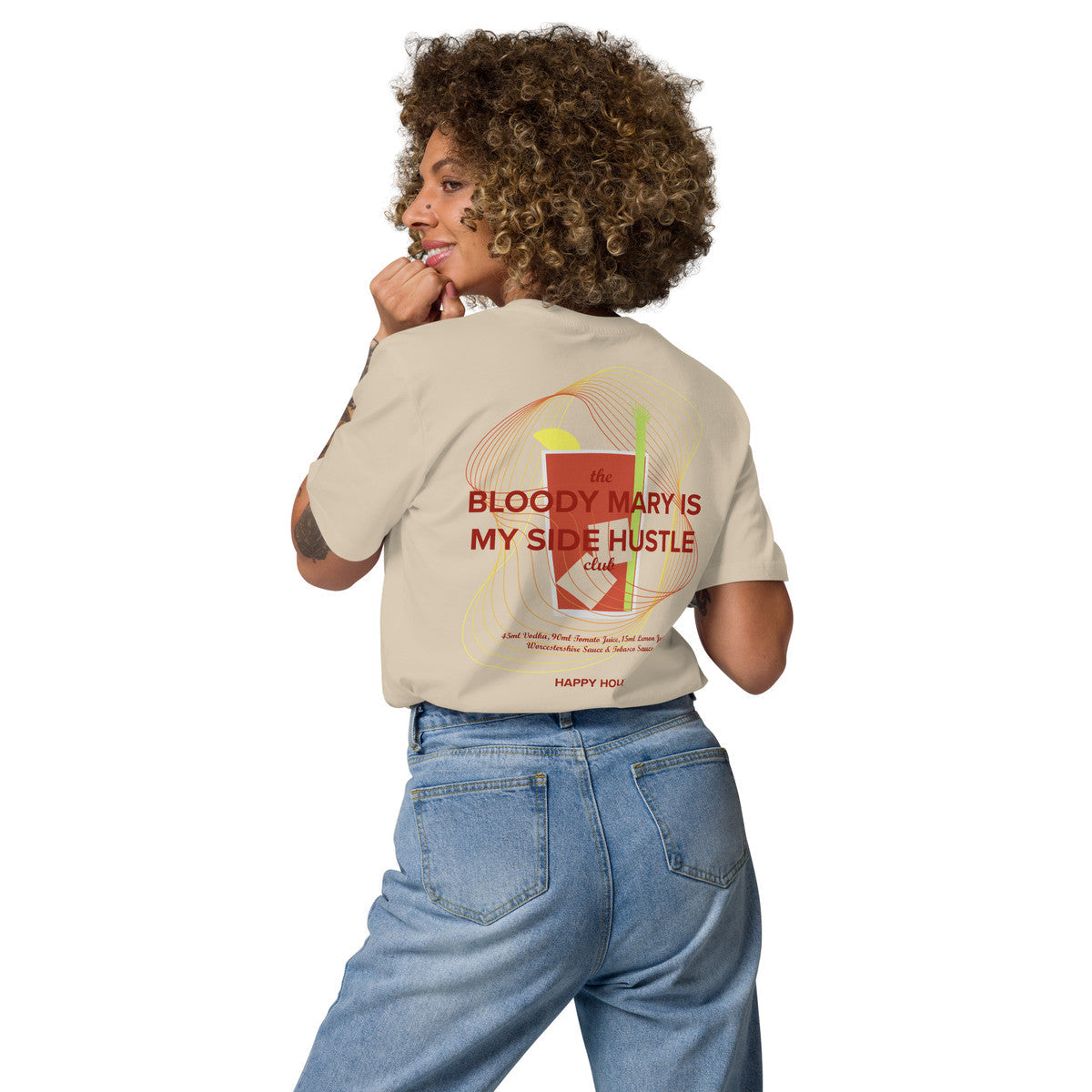 Bloody Mary Is My Side Hustle Club Organic Cotton T-Shirt