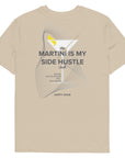 Martini Is My Side Hustle Club Organic Cotton T-Shirt