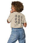 GUSTATORY Barcelona Coffee Scene Organic Cotton Embroidered T-Shirt