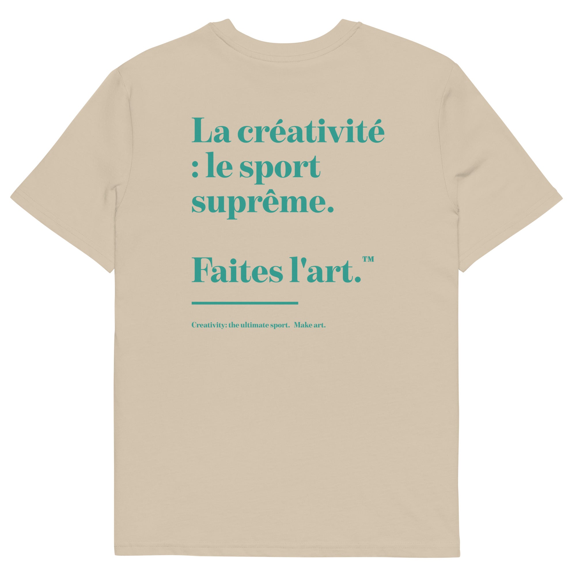 Make Art Creative Standard Organic Cotton T-Shirt