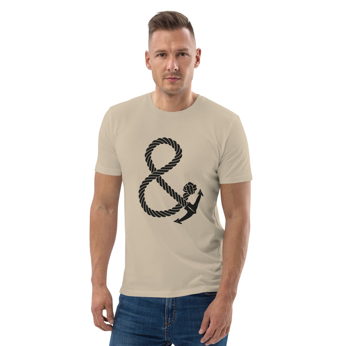 Oversized Ampersand Signature Organic Cotton T-Shirt