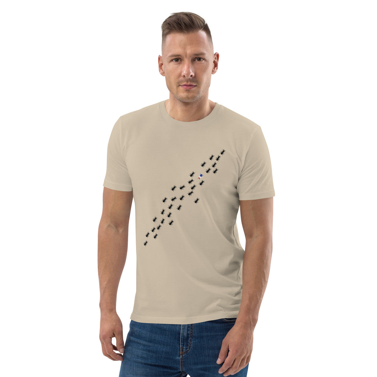 Ants Where's William Going? Organic Cotton T-Shirt