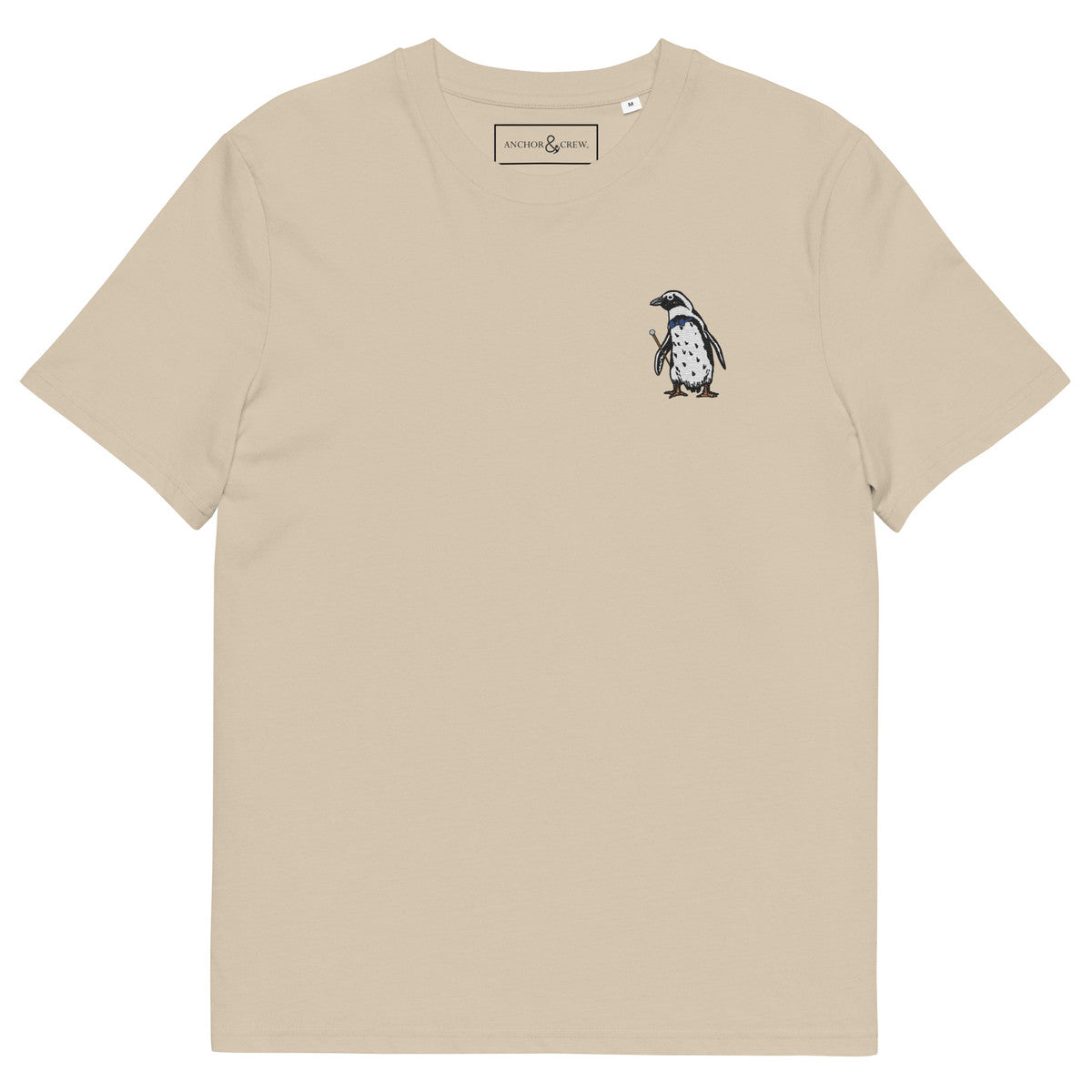 Penguin Suit Actual Life Organic Cotton Embroidered T-Shirt