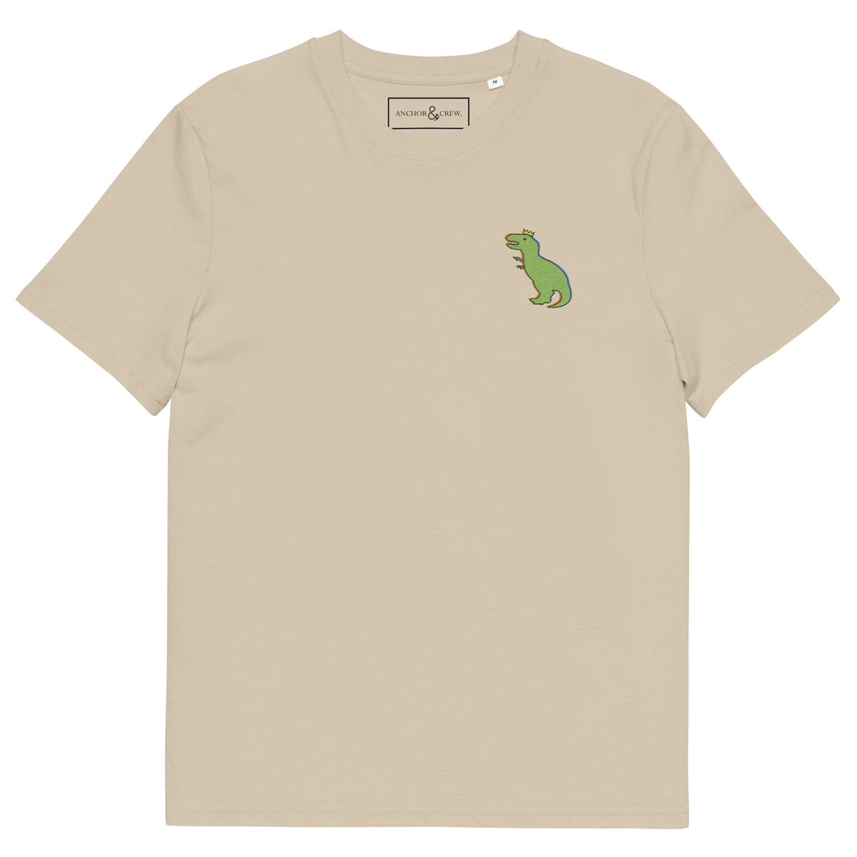 T-Rex Snap Dancin' In The Wild Organic Cotton Embroidered T-Shirt