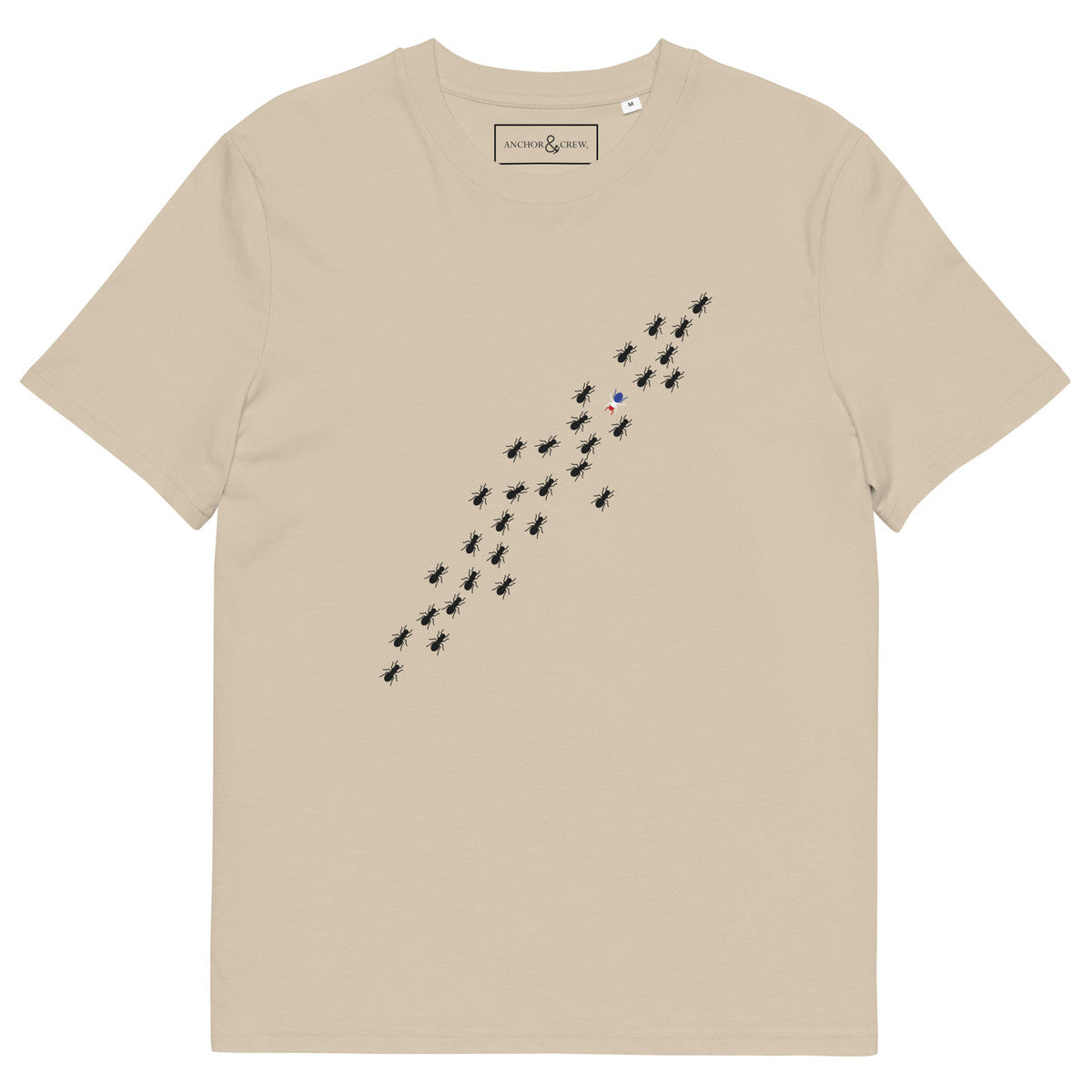 Ants Where's William Going? Organic Cotton T-Shirt