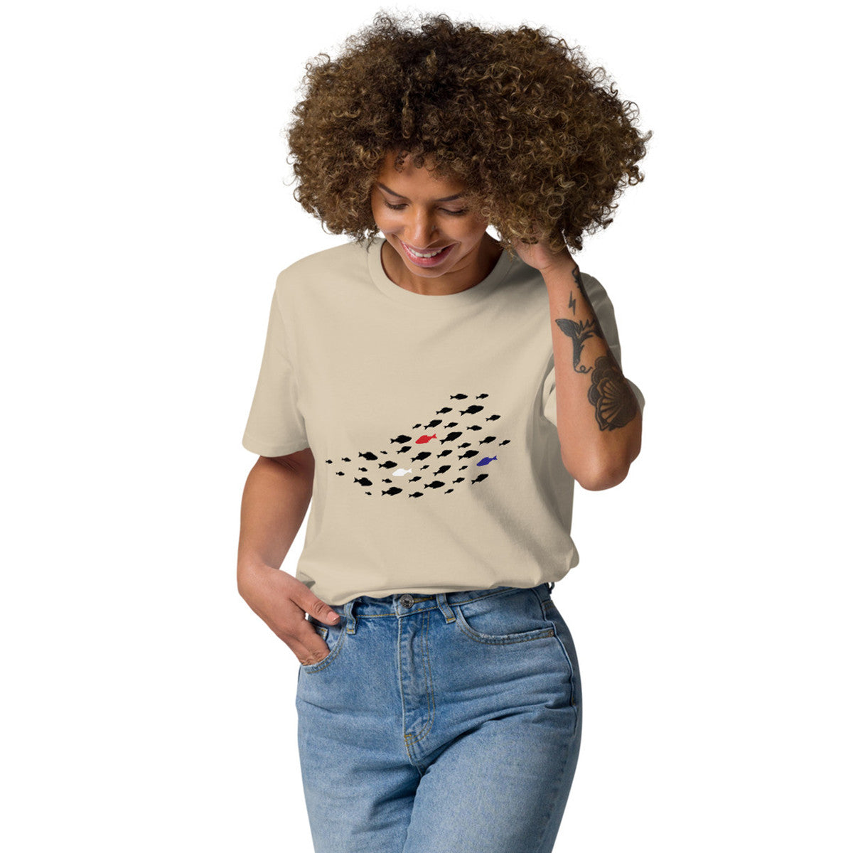 Fish Where's William Going? Organic Cotton T-Shirt