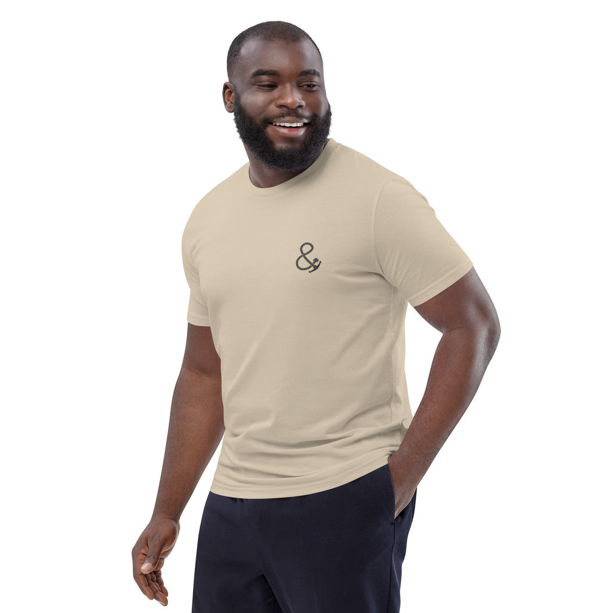 Palm Tree Slow Sundays Running Club Organic Cotton T-Shirt