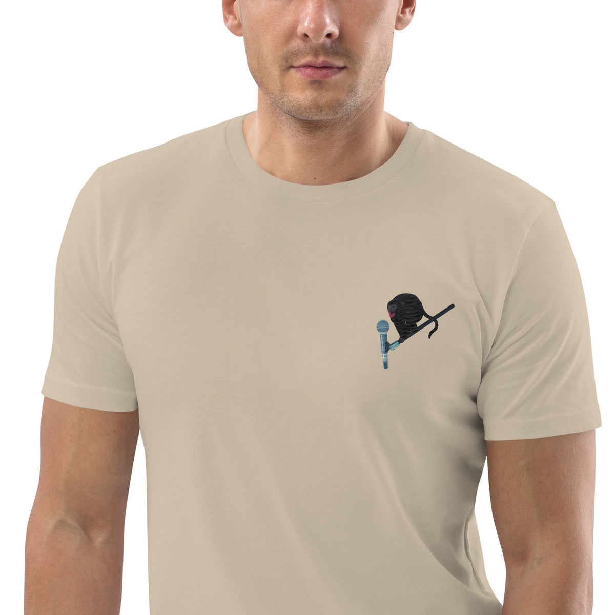 The Artist Monkey Organic Cotton Embroidered T-Shirt