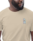 Polar Bear Day Out In The Wild Organic Cotton Embroidered T-Shirt