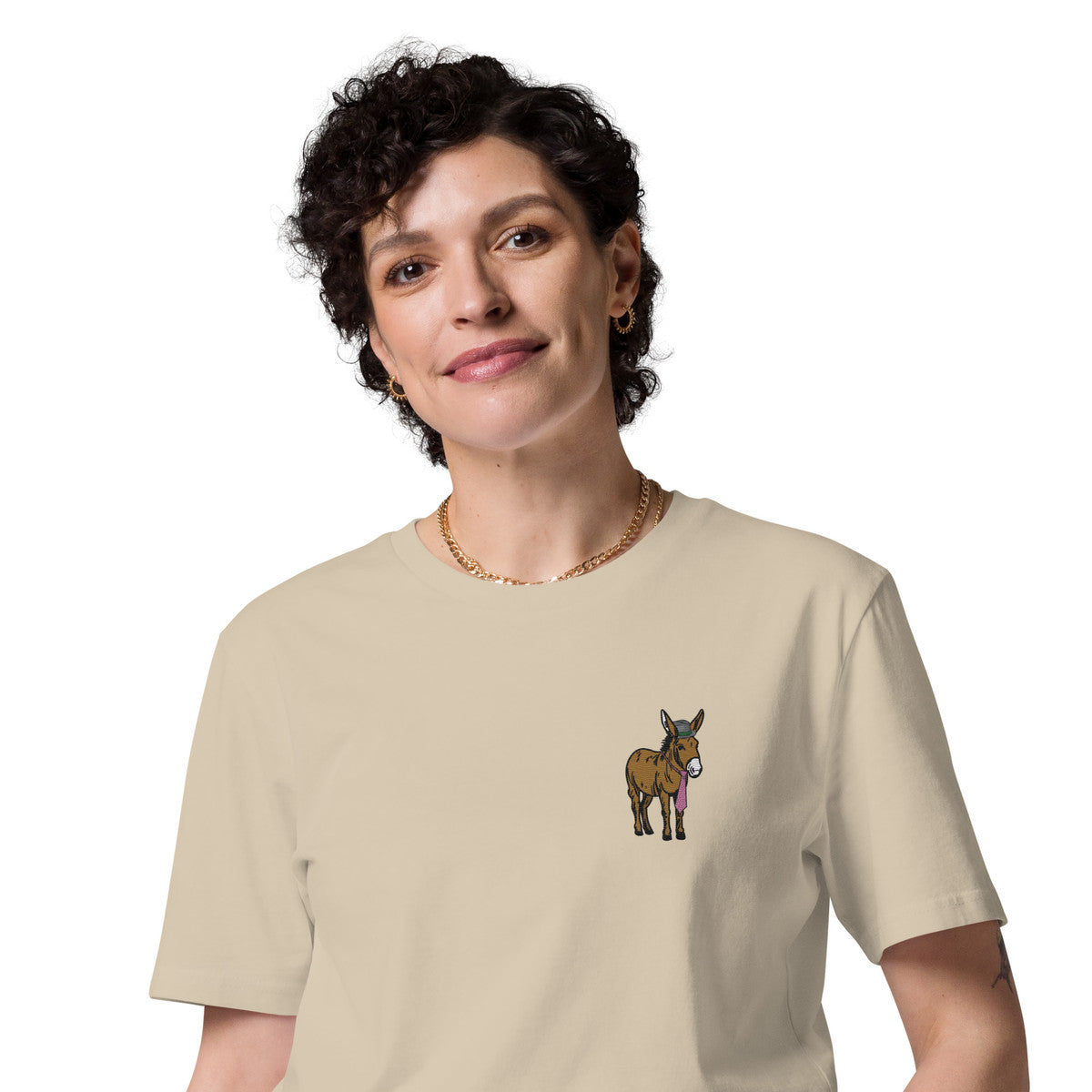 Smart Ass Actual Life Organic Cotton Embroidered T-Shirt