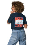 Think Ocean Polar Bear Pixel Art Organic Cotton T-Shirt